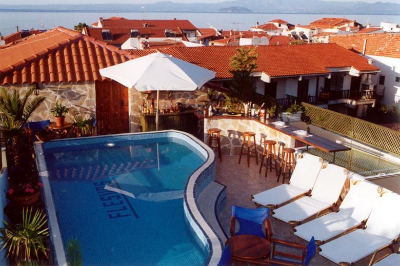 Hotel Flesvos Pefkochori Exterior foto